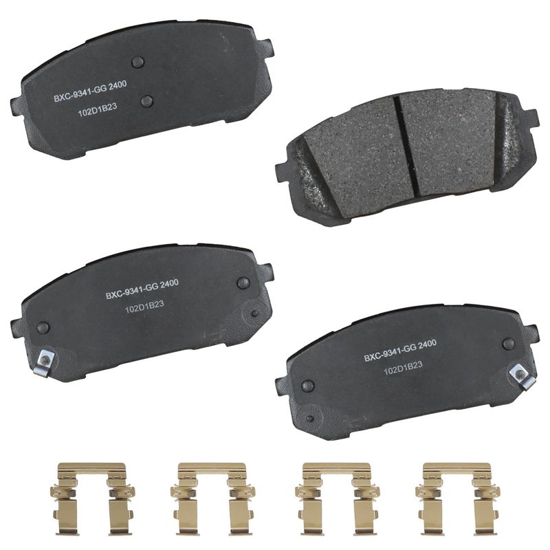 Bendix Friction SBC2400 Disc Brake Pad Set - Front