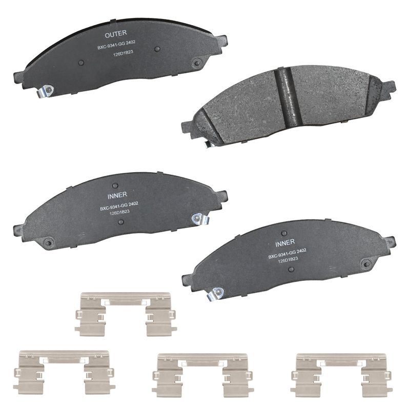 Bendix Friction SBC2402 Disc Brake Pad Set - Front