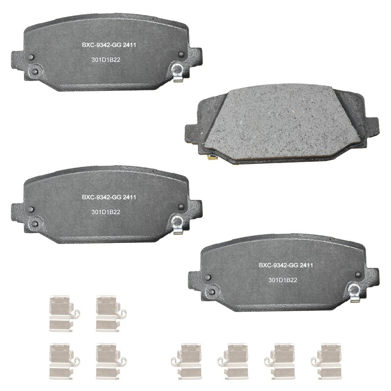 Bendix Friction SBC2411 Disc Brake Pad Set - Rear