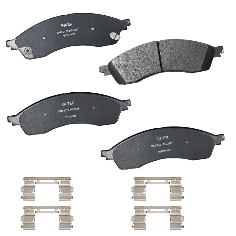 Bendix Friction SBC2427 Disc Brake Pad Set - Front