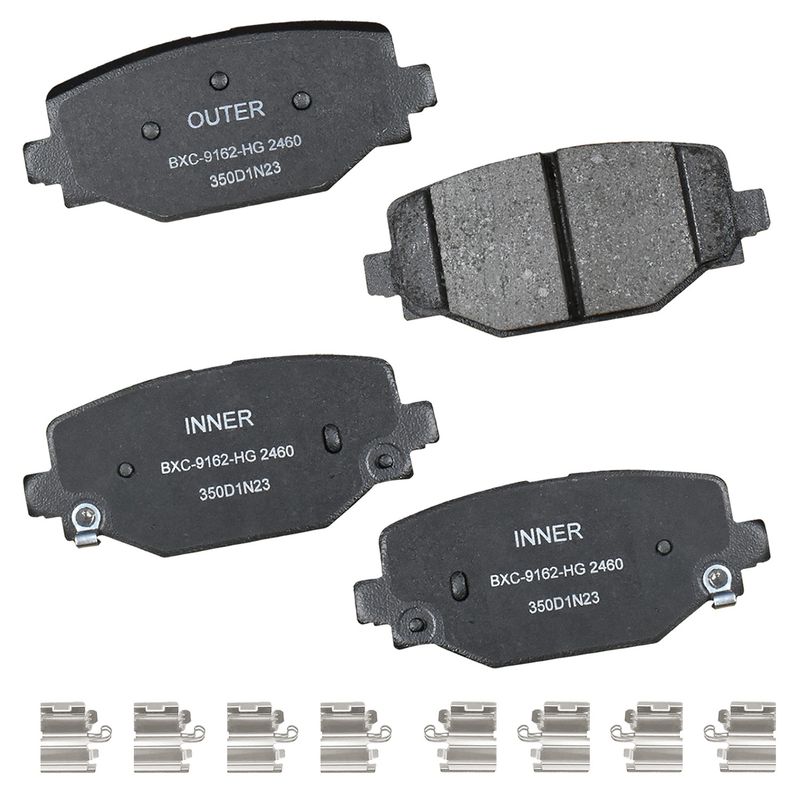 Bendix Friction SBC2460 Disc Brake Pad Set - Rear