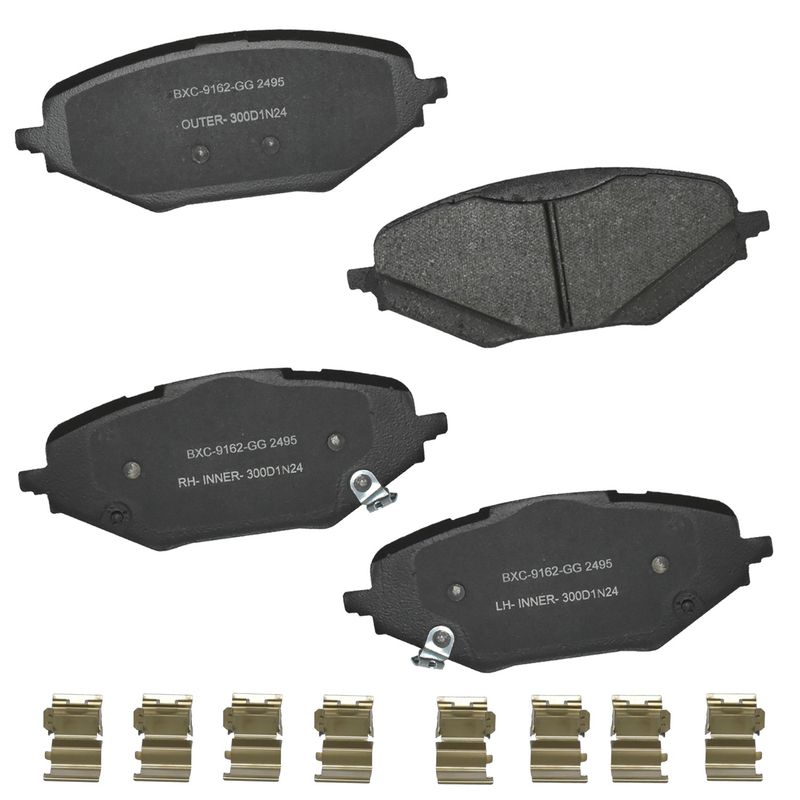 Bendix Friction SBC2495 Disc Brake Pad Set - Rear