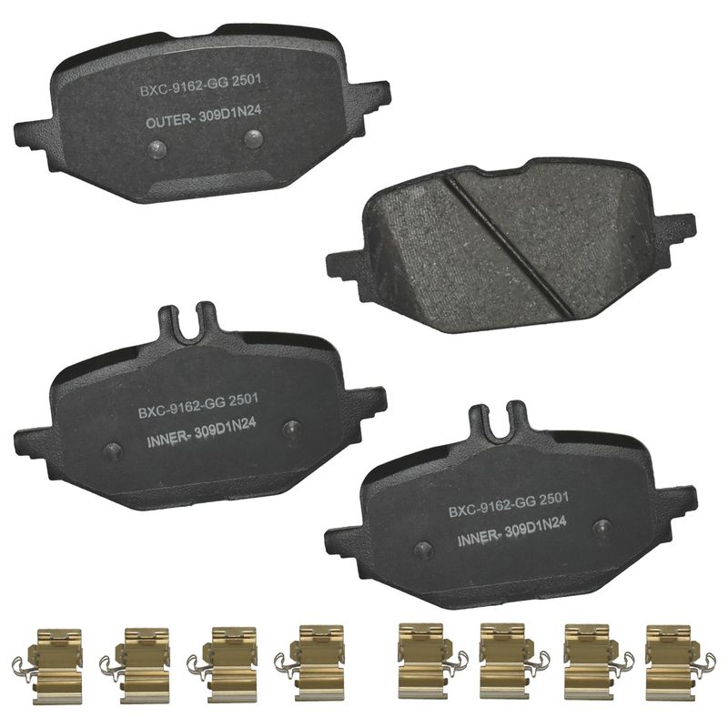 Bendix Friction SBC2501 Disc Brake Pad Set - Rear