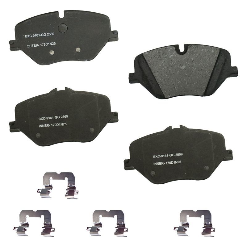 Bendix Friction SBC2569 Disc Brake Pad Set - Front