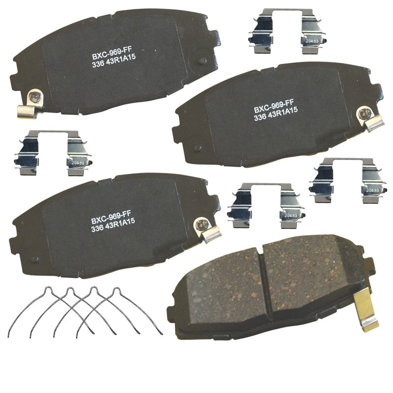 Bendix Friction SBC336 Disc Brake Pad Set - Front