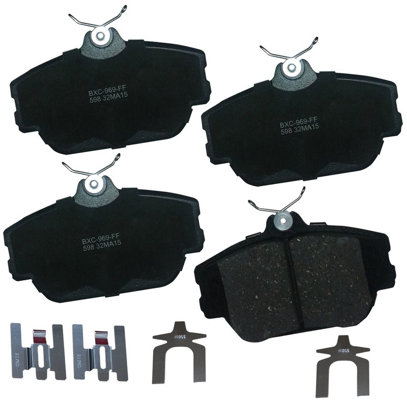 Bendix Friction SBC598 Disc Brake Pad Set - Front