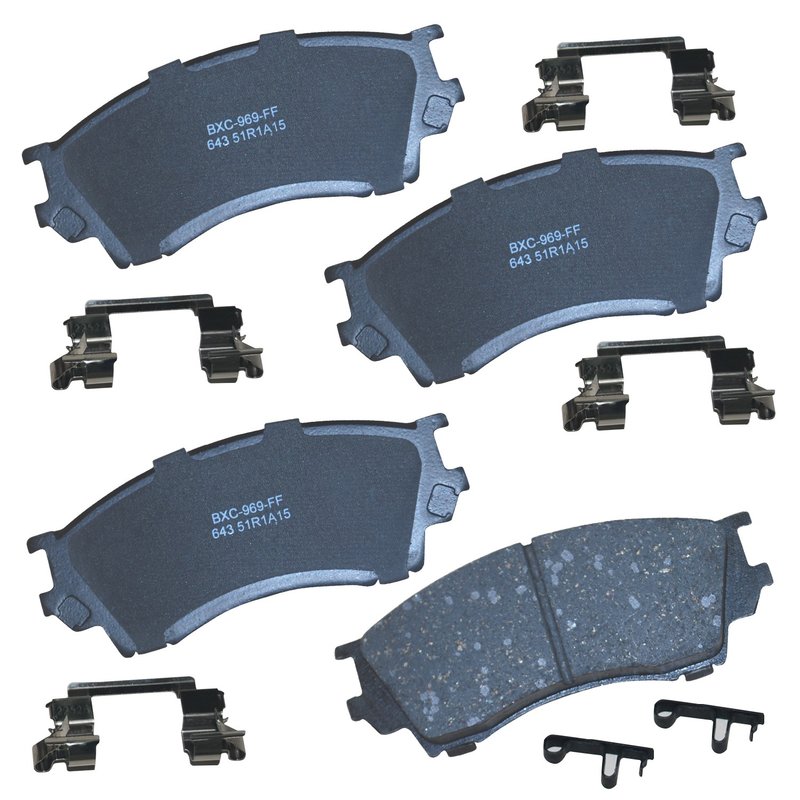 Bendix Friction SBC643 Disc Brake Pad Set - Front