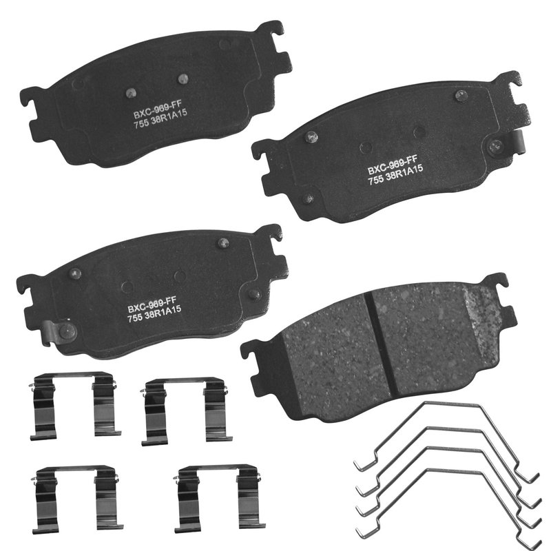 Bendix Friction SBC755 Disc Brake Pad Set - Front or Rear