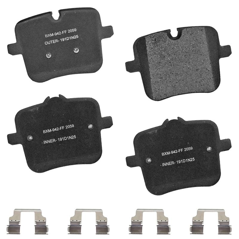 Bendix Friction SBM2059 Disc Brake Pad Set - Rear