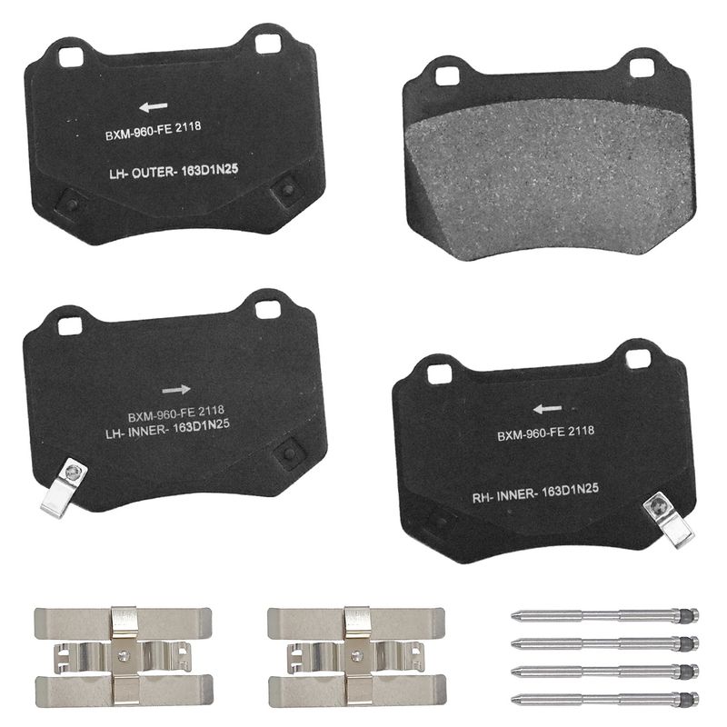 Bendix Friction SBM2118 Disc Brake Pad Set - Rear