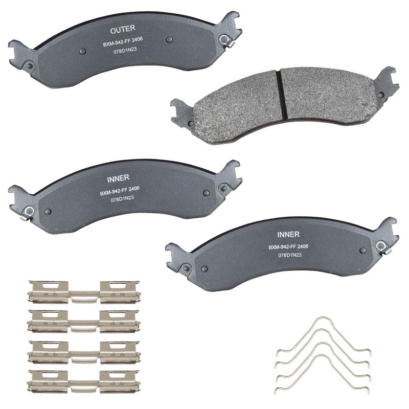 Bendix Friction SBM2406 Disc Brake Pad Set - Rear