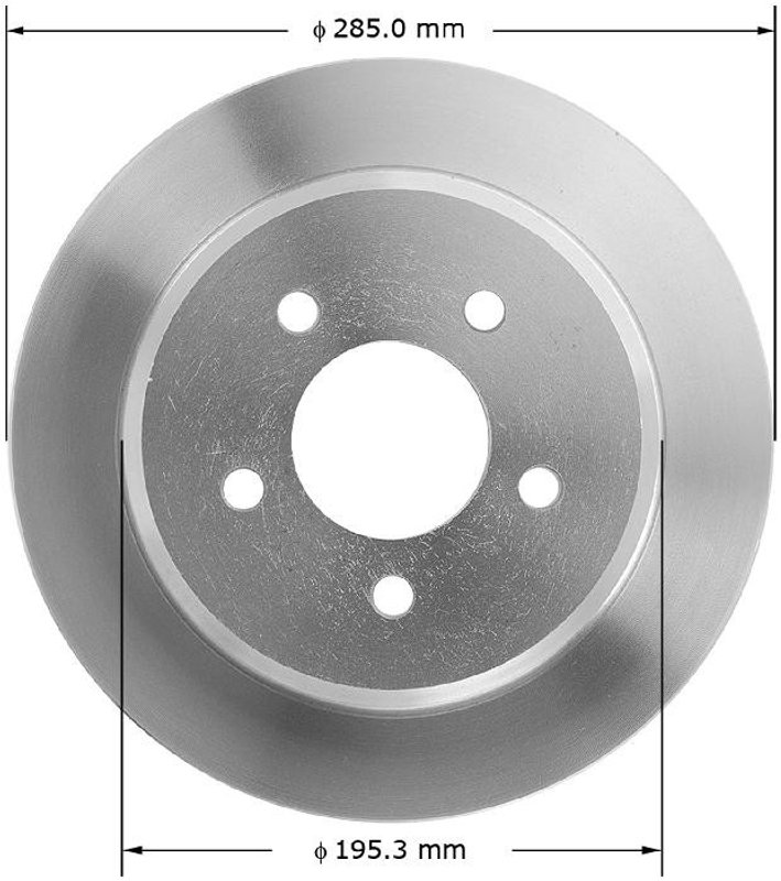 Bendix Friction PRT5052 Disc Brake Rotor - Rear