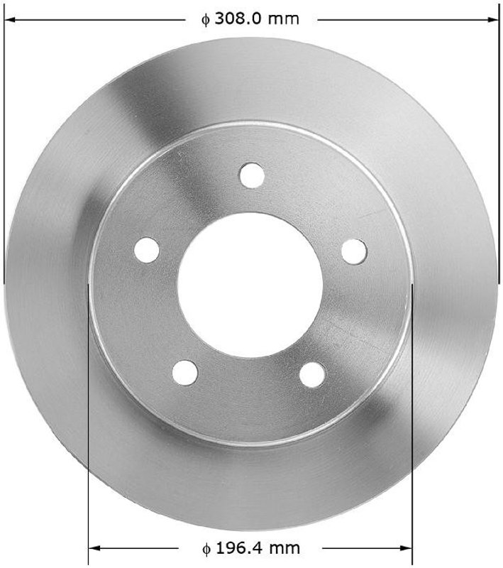 Bendix Friction PRT5146 Disc Brake Rotor - Front