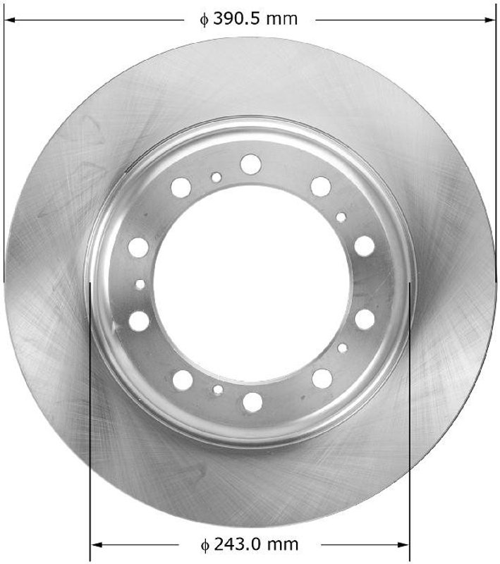 Bendix Friction PRT5345 Disc Brake Rotor - Rear