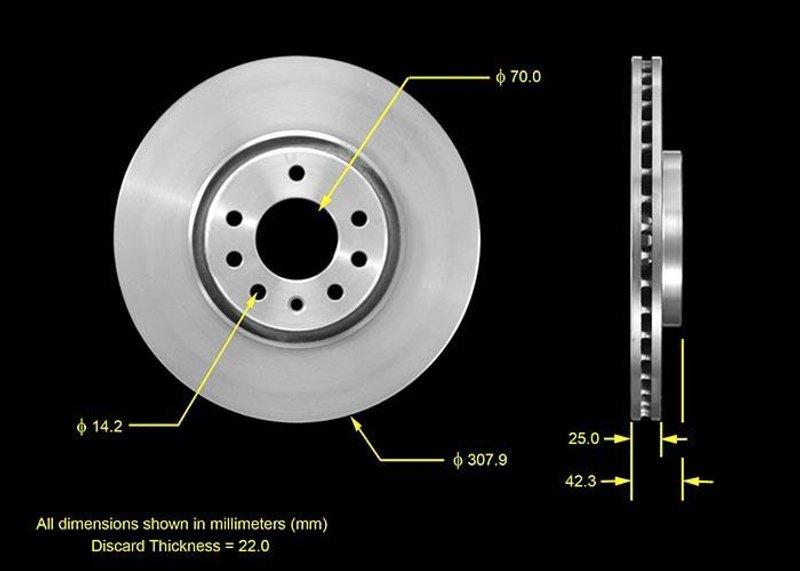 Bendix Friction PRT5556 Disc Brake Rotor - Front