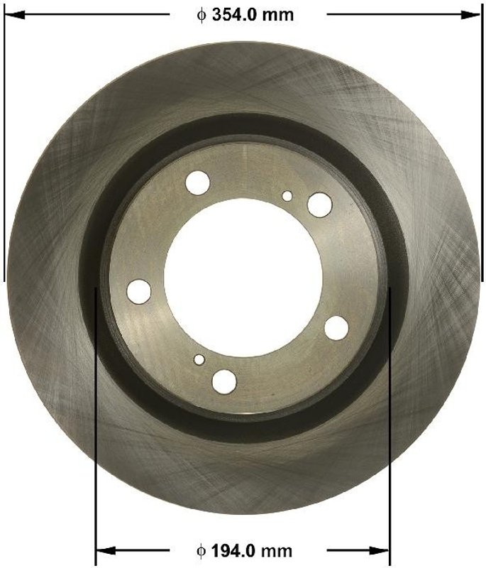 Bendix Friction PRT5718 Disc Brake Rotor - Front