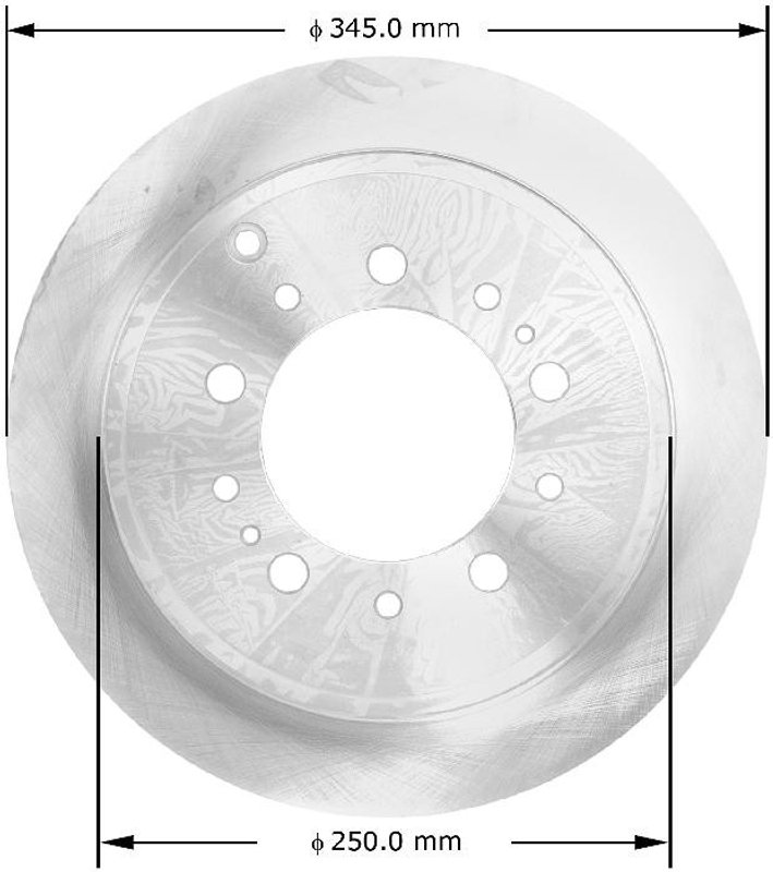 Bendix Friction PRT5719 Disc Brake Rotor - Rear