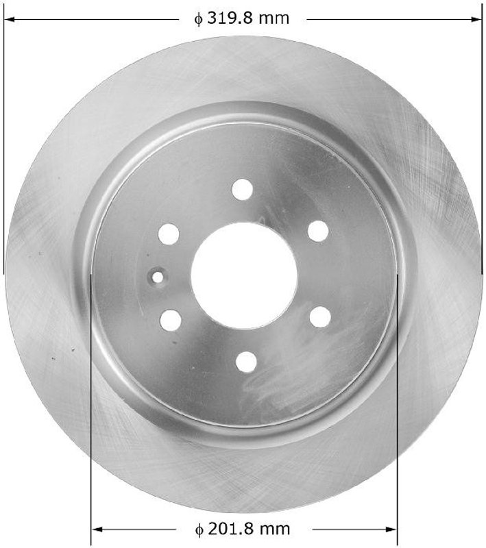 Bendix Friction PRT5772 Disc Brake Rotor - Rear