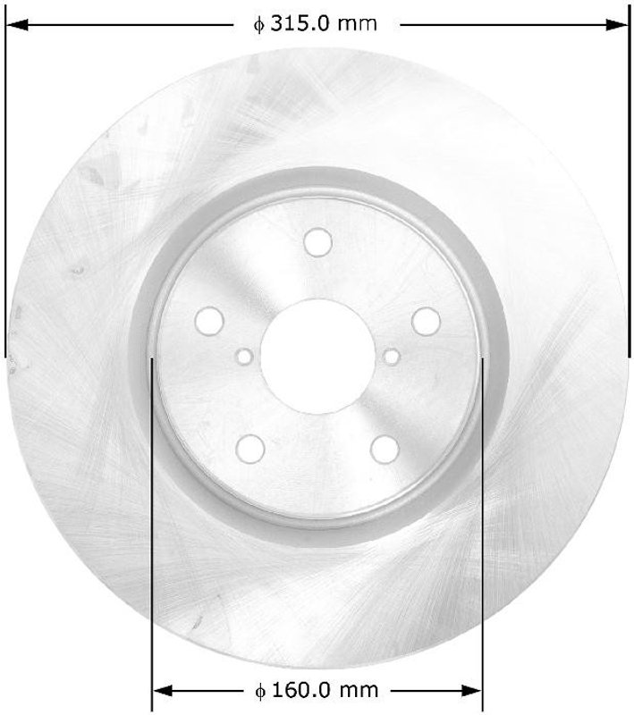 Bendix Friction PRT5794 Disc Brake Rotor - Rear