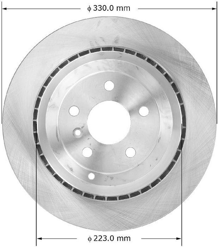 Bendix Friction PRT5872 Disc Brake Rotor - Rear