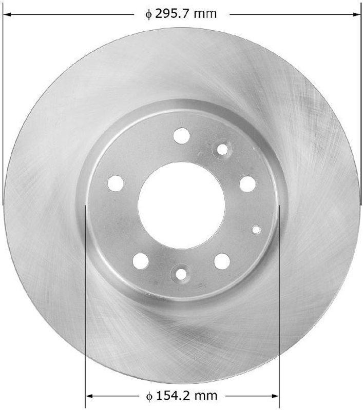 Bendix Friction PRT5897 Disc Brake Rotor - Front