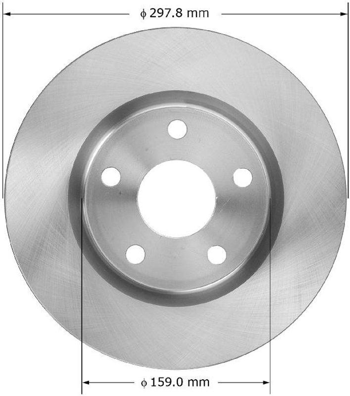 Bendix Friction PRT5904 Disc Brake Rotor - Front