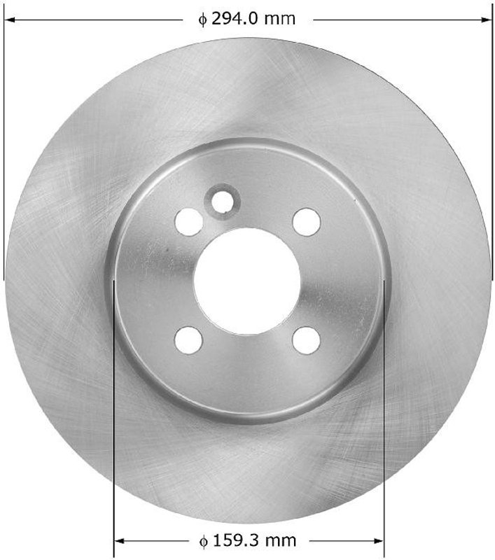 Bendix Friction PRT5927 Disc Brake Rotor - Front