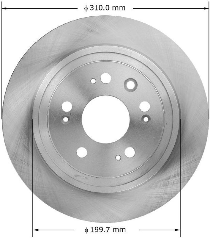 Bendix Friction PRT5952 Disc Brake Rotor - Rear
