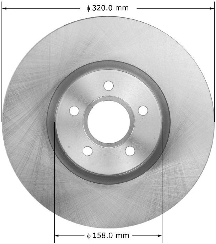 Bendix Friction PRT5962 Disc Brake Rotor - Front