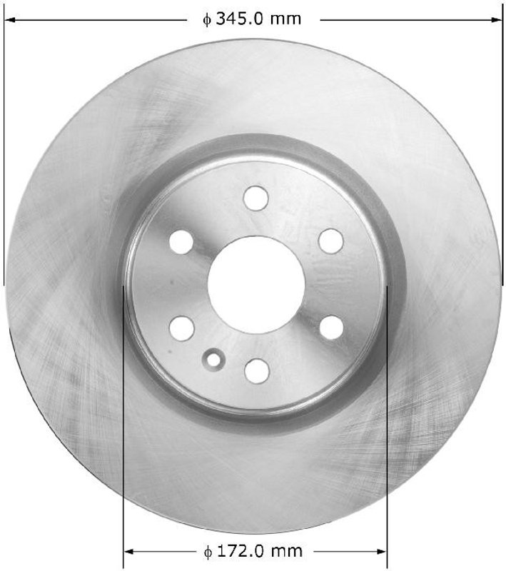 Bendix Friction PRT5995 Disc Brake Rotor - Front