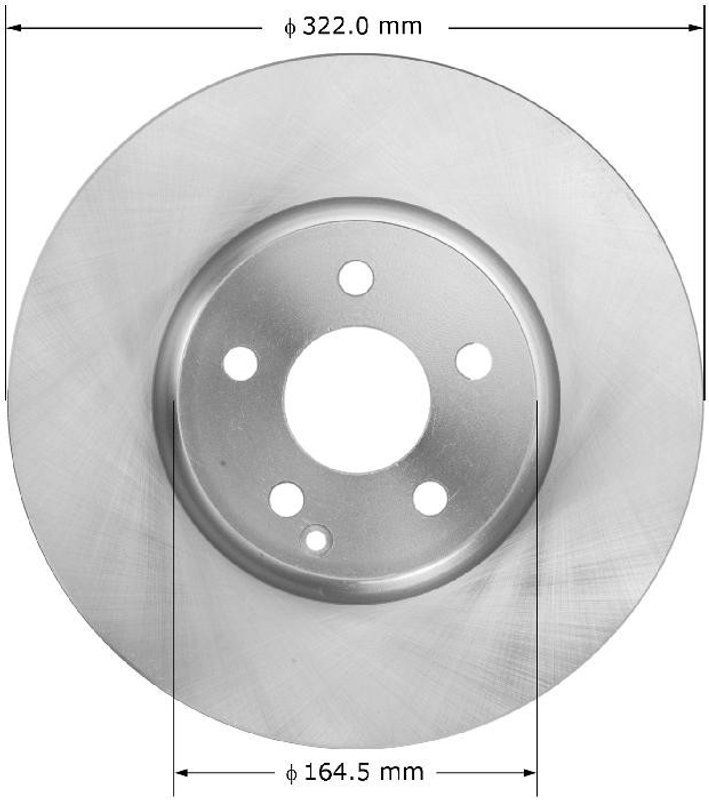 Bendix Friction PRT6003 Disc Brake Rotor - Front
