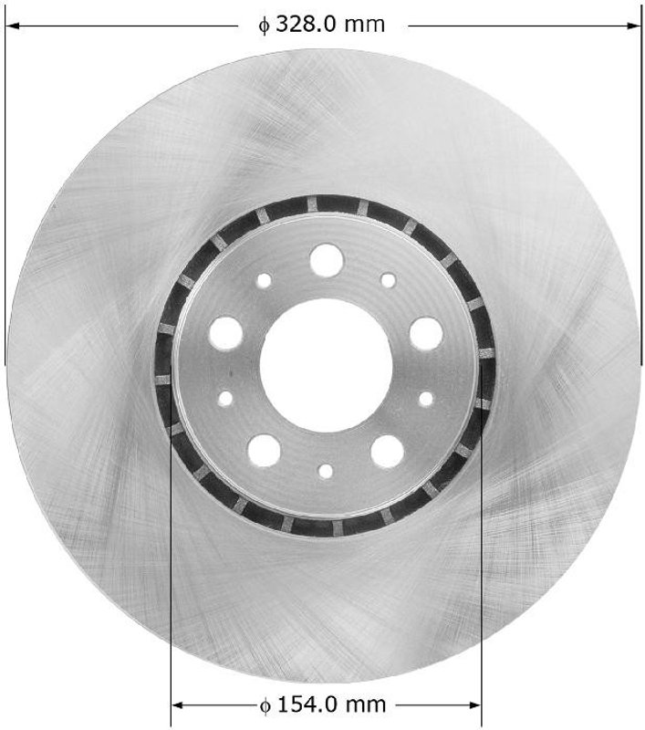 Bendix Friction PRT6011 Disc Brake Rotor - Front