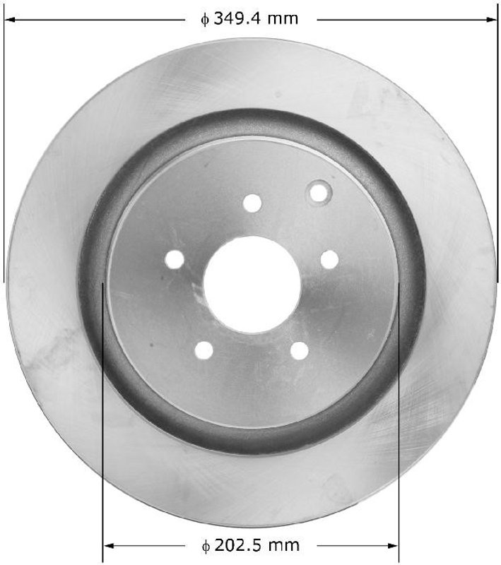 Bendix Friction PRT6016 Disc Brake Rotor - Rear