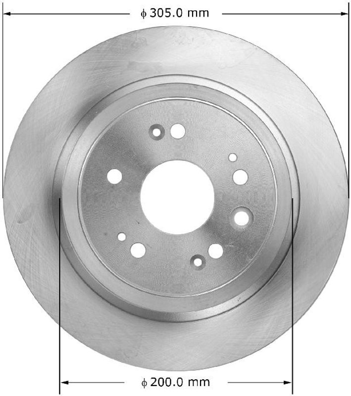 Bendix Friction PRT6017 Disc Brake Rotor - Rear