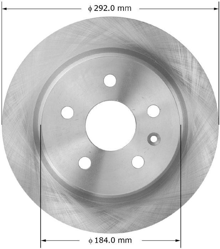 Bendix Friction PRT6034 Disc Brake Rotor - Rear