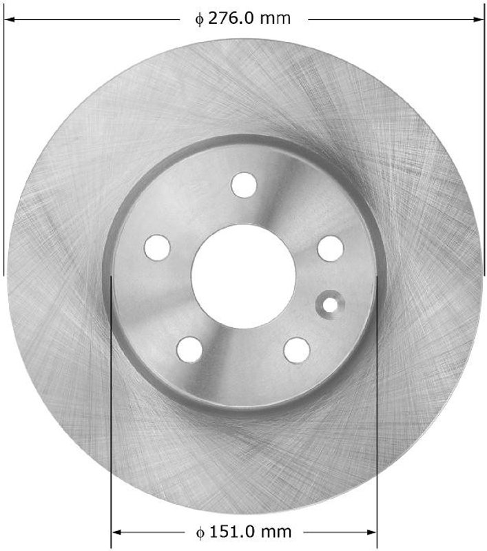 Bendix Friction PRT6063 Disc Brake Rotor - Front
