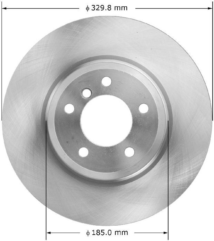 Bendix Friction PRT6079 Disc Brake Rotor - Front