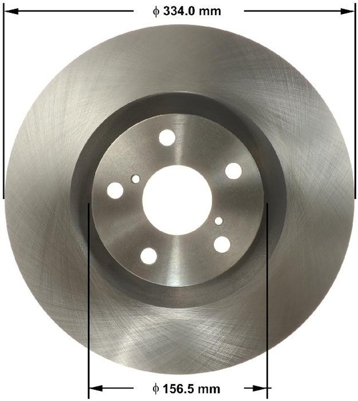 Bendix Friction PRT6143 Disc Brake Rotor - Front Left