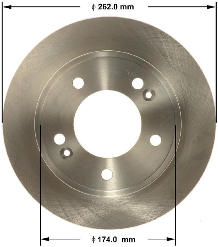 Bendix Friction PRT6149 Disc Brake Rotor - Rear