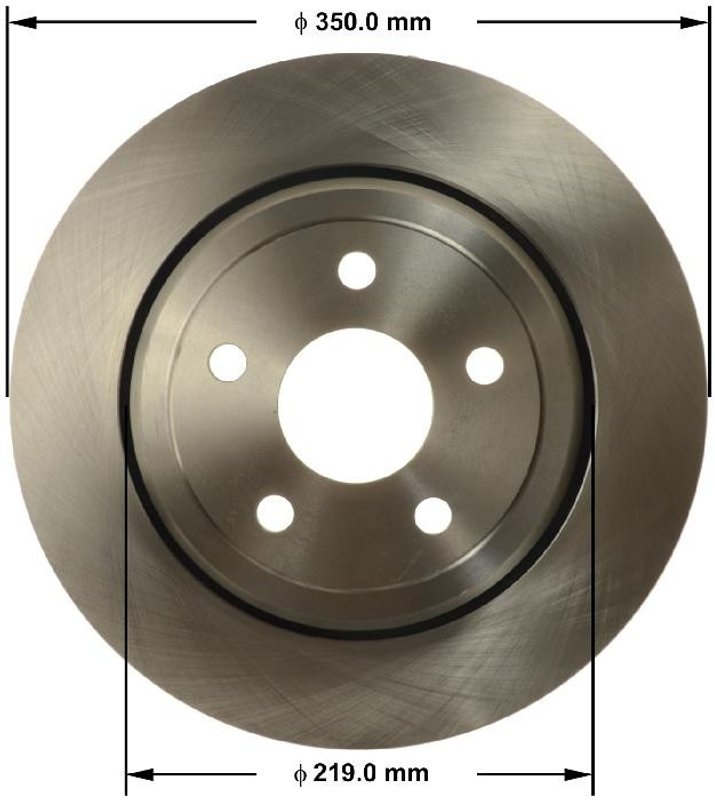 Bendix Friction PRT6173 Disc Brake Rotor - Rear