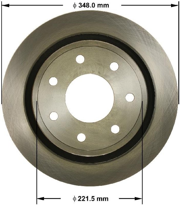 Bendix Friction PRT6178 Disc Brake Rotor - Rear
