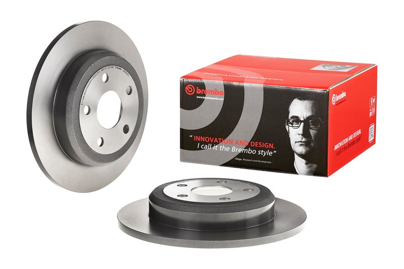 Brembo 08.N233.11 Disc Brake Rotor - Rear