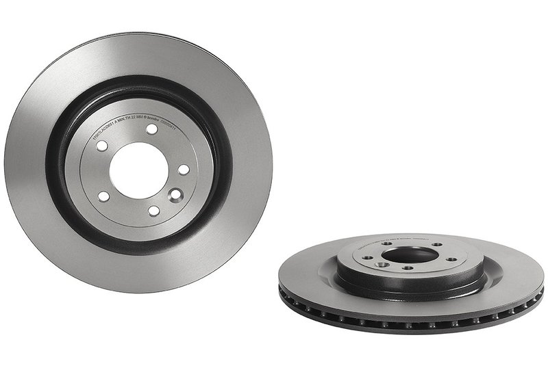 Brembo 09.B504.11 Disc Brake Rotor - Rear