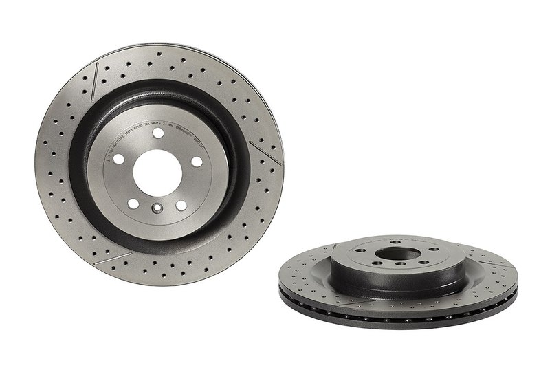 Brembo 09.B710.11 Disc Brake Rotor - Rear