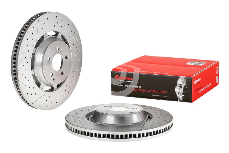 Brembo 09.B848.33 Disc Brake Rotor - Front