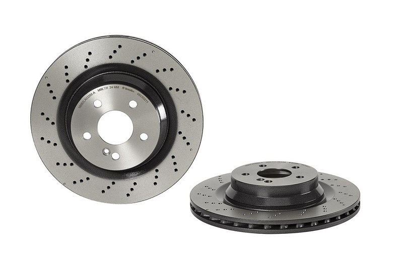Brembo 09.C502.11 Disc Brake Rotor - Rear
