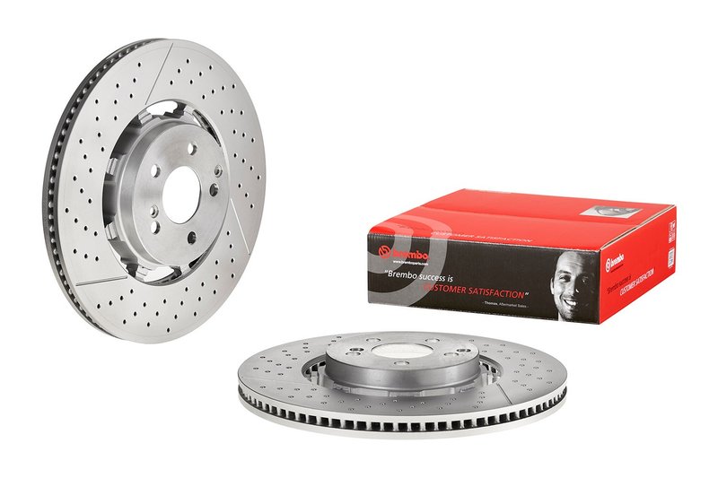 Brembo 09.C826.33 Disc Brake Rotor - Rear