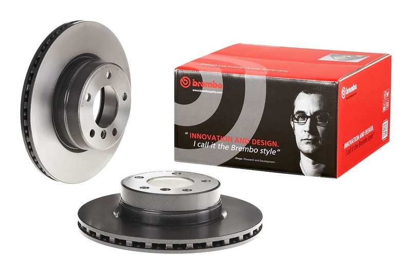 Brembo 09.C894.11 Disc Brake Rotor - Front