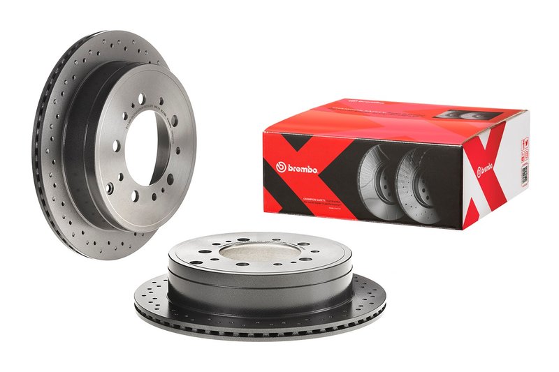 Brembo 09.D618.1X Disc Brake Rotor - Rear