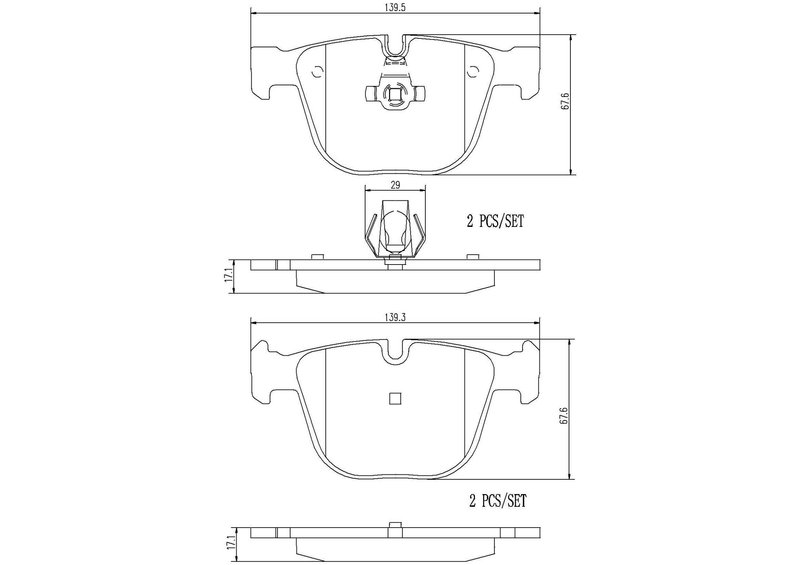 BREMBO P06050N